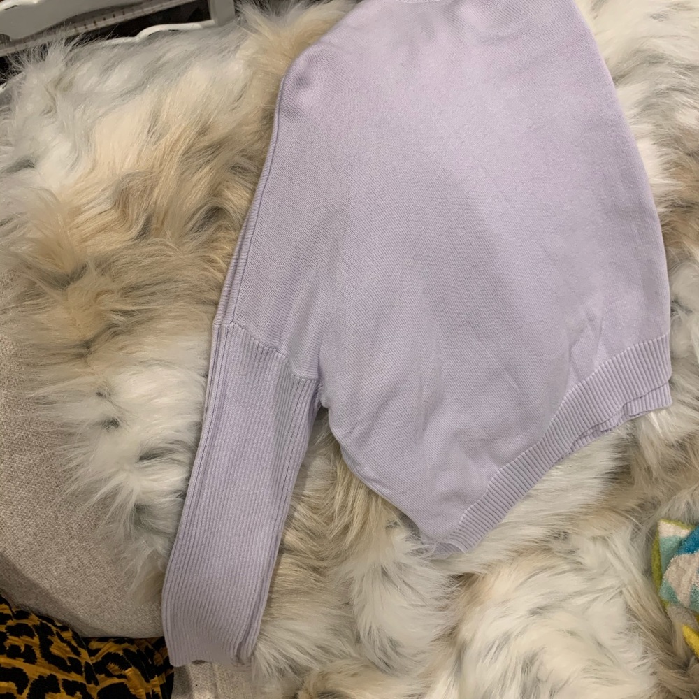 Silence + Noise light violet sweater